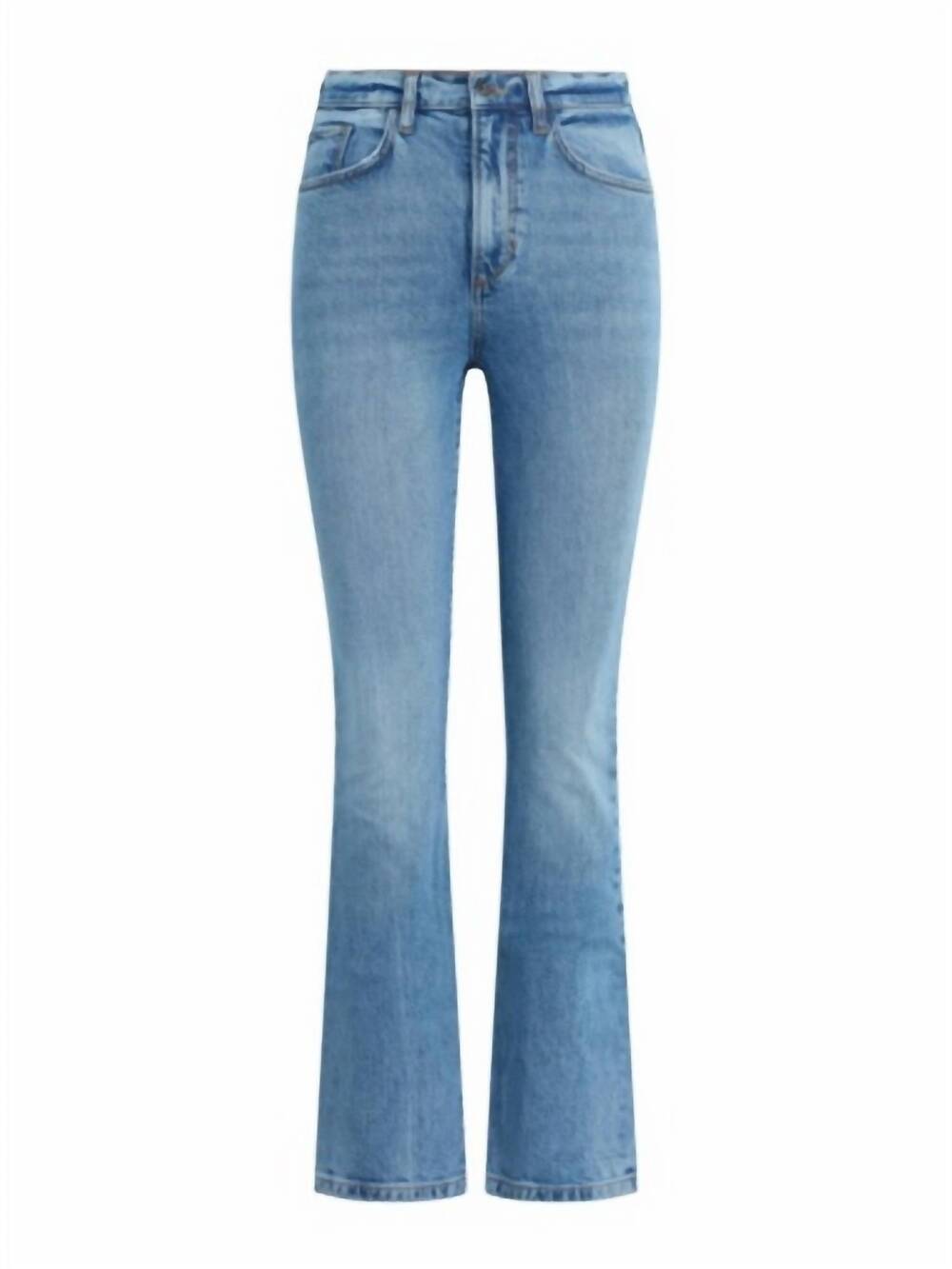 NEW FAVORITE DAUGHTER women's valentina super high rise boot jean in geneva